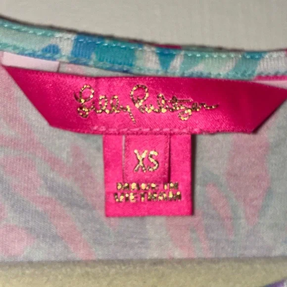 Lilly Pulitzer flare ruffle sleeve dress Sz. XS - Picture 2 of 8